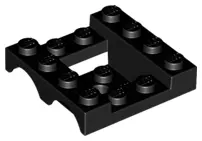 Black Vehicle, Mudguard 4 x 4 x 1 1/3 Double