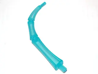 Trans-Light Blue Appendage Bony Large with Axle (Leg / Rib / Tail)