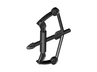 Black Minifigure, Weapon Bow, Compound with Arrow Drawn