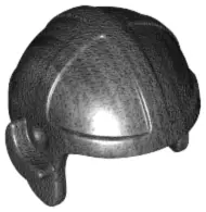 Pearl Dark Gray Minifigure, Headgear Cap, Aviator