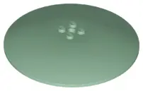 Sand Green Dish 10 x 10 Inverted (Radar) - Solid Studs