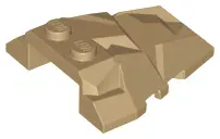Dark Tan Wedge 4 x 4 Fractured Polygon Top