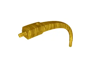 Pearl Gold Large Figure Tail