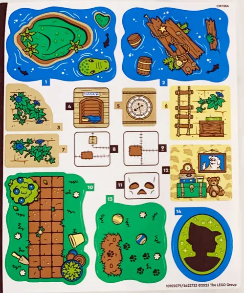 Sticker Sheet for Set 43220 - (10102079/6422723)