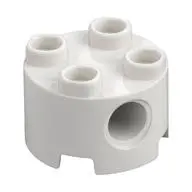BRICK 2X2 ROUND WITH HOLE Ø4,85