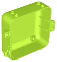 Lime Container, Box 3 x 8 x 6 2/3 Half Back