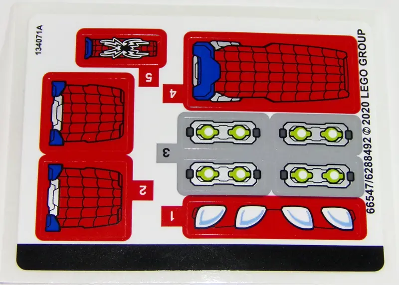 Sticker Sheet for Set 76148 - (66547/6288492)