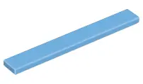 Medium Blue Tile 1 x 8