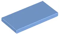 Medium Blue Tile 2 x 4