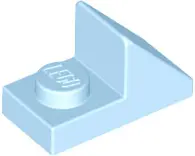 Bright Light Blue Slope 45 2 x 1 with 2/3 Cutout