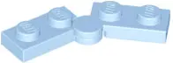 Bright Light Blue Hinge Plate 1 x 4 Swivel (2429 / 2430)