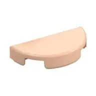 TILE 1X2, W/ 1/2 CIRCLE