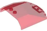 Trans-Red Windscreen 6 x 6 x 1 1/3 Straight Sides