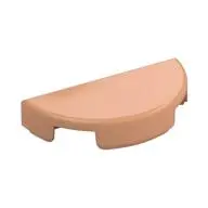 TILE 1X2, W/ 1/2 CIRCLE
