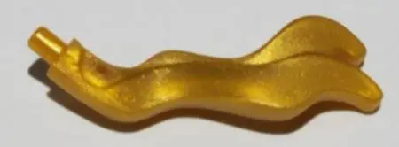 Pearl Gold Minifigure, Plume Ribbon / Tassel / Streamer