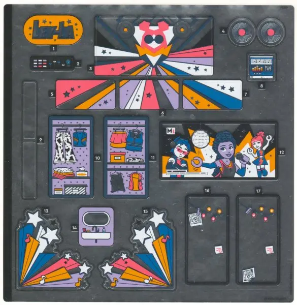 Sticker Sheet for Set 42619, Sheet 1, Mirrored - (10106054/6466618)
