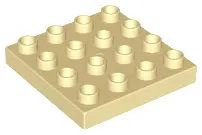 Tan Duplo, Plate 4 x 4