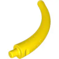 Yellow Dinosaur Tail End Section / Horn