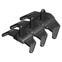 Black Hero Factory Spine Armor, Flexible