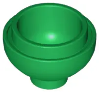 Green Brick, Round 2 x 2 Dome Bottom
