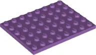 Medium Lavender Plate 6 x 8