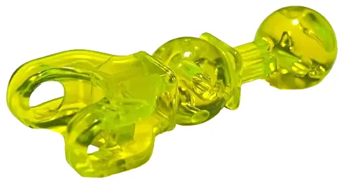 Trans-Neon Green Hero Factory Arm / Leg with Ball Joint on Axle and Ball Socket