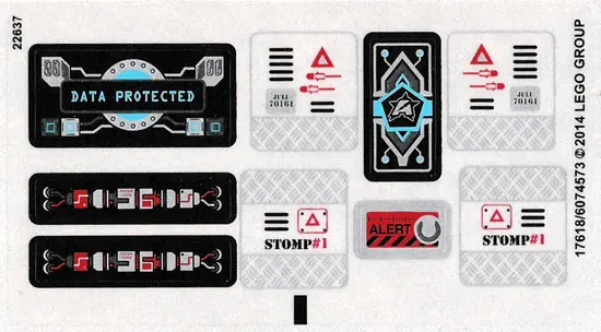 Sticker Sheet for Set 70161 - (17618/6074573)