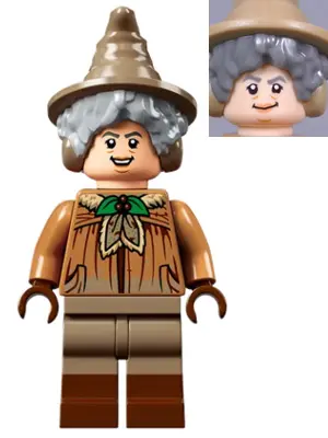 Professor Pomona Sprout - Dirty Cloak, Dark Tan Legs with Reddish Brown Boots