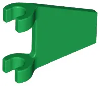 Green Flag 2 x 2 Trapezoid