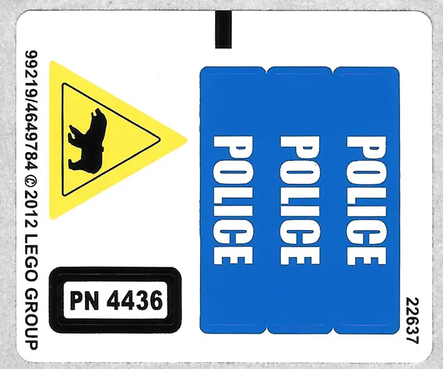 Sticker Sheet for Set 4436 - (99219/4649784)