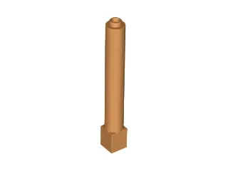 Medium Nougat Support 1 x 1 x 6 Solid Pillar
