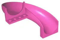 Dark Pink Slide Playground 7 x 12 x 8 1/3 Curved 180 degrees