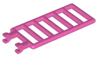 Dark Pink Bar 7 x 3 with 2 U Clips (Ladder)