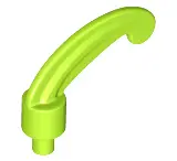 Lime Minifigure, Plume Feather Small
