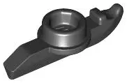 Black Minifigure Footgear Ice Skate