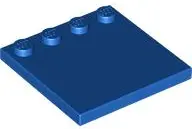 Blue Tile, Modified 4 x 4 with Studs on Edge