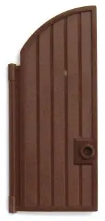 Reddish Brown Door 1 x 4 x 7 2/3 Curved Top