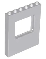 Light Bluish Gray Panel 1 x 6 x 6 with Window