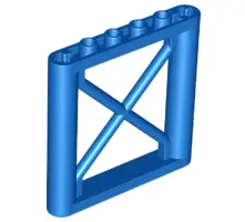 Blue Support 1 x 6 x 5 Girder Rectangular