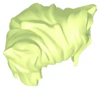 Yellowish Green Minifigure, Hair Swept Back with Spikes on Side
