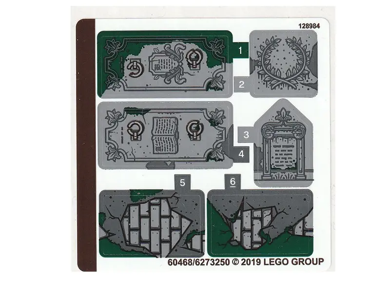 Sticker Sheet for Set 70420 - (60468/6273250)