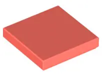 Coral Tile 2 x 2