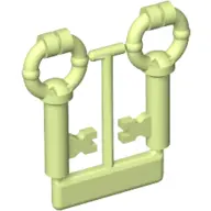 Yellowish Green Minifigure, Utensil Keys, 2 on Sprue