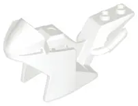 White Motorcycle Fairing, Racing (Sport) Bike
