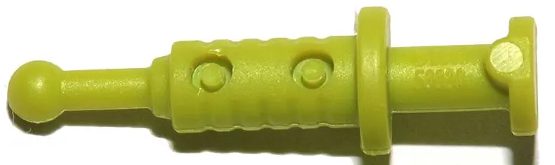 Lime Minifigure, Utensil Syringe with 2 Hollows