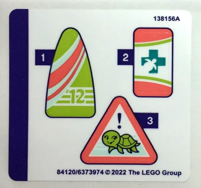 Sticker Sheet for Set 41697 - (84120/6373974)