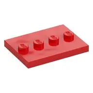 PLATE 3X4 WITH 4 KNOBS