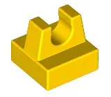 Yellow Tile, Modified 1 x 1 with Clip