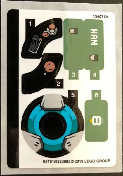 Sticker Sheet for Set 75976 - (65701/6283983)