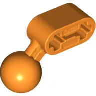 Orange Technic, Liftarm, Modified Ball Joint Angled 1 x 2